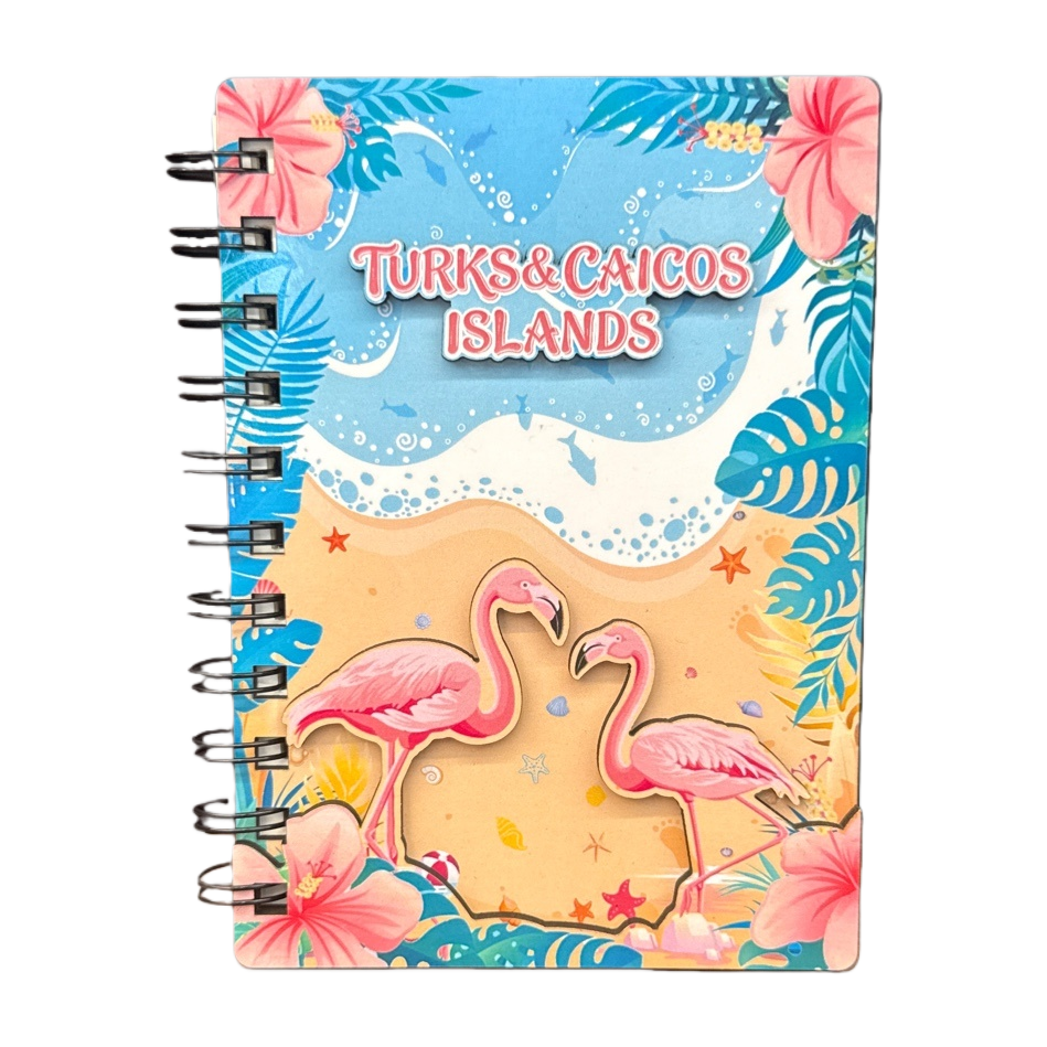 Cuaderno tropical A5 con páginas interiores engrosadas en blanco libro de mano minimalista Item Picture