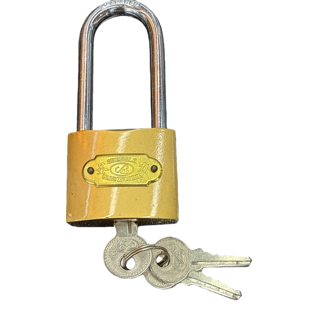 Golden padlock anti-theft padlock, metal padlock, household padlock, 2-inch padlock Item Picture