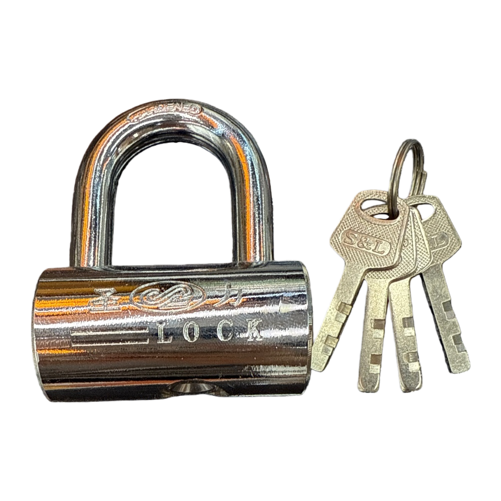 Metal padlock, anti-picking and anti-theft hanging lock, 30mm, thickened lock beam, durable Item Picture