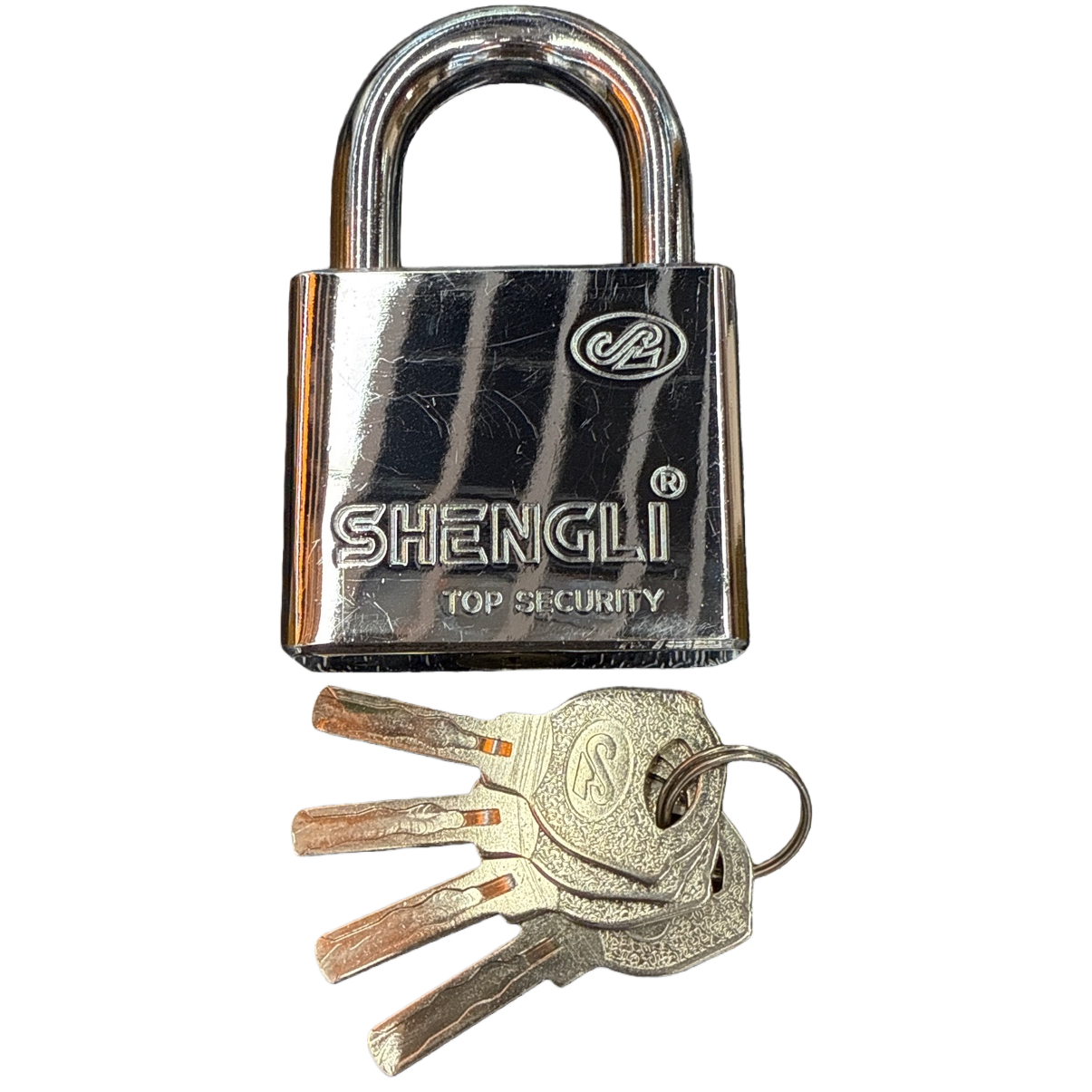 SHENGLI metal padlock with key anti-theft padlock, household padlock Item Picture