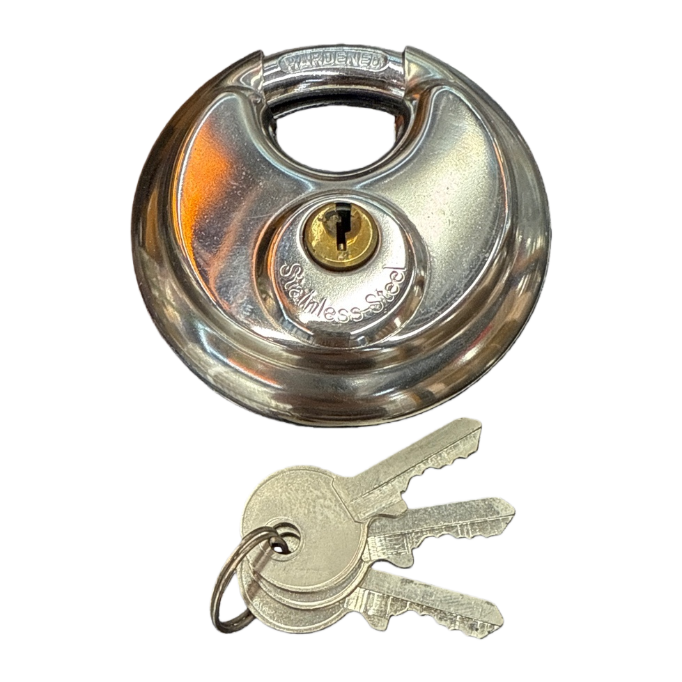Metal padlock with key anti-theft lock, household padlock, safety lock Item Picture
