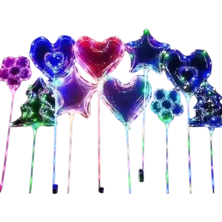 Luminous decorative heart-shaped star LED lighting fixtures Item Picture