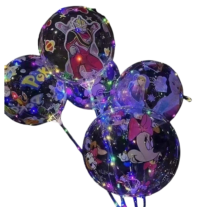Illuminated balloon cartoon character pattern decorated balloon party supplies Item Picture