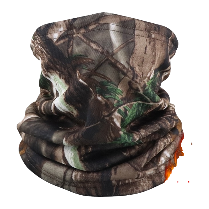 Camouflage pattern knitted scarf, elastic and breathable, suitable for all seasons for both men and women Item Picture