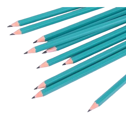 Green Pencil, an eco-friendly wooden lead core 2B drawing and writing stationery for students, 202909471 Item Picture