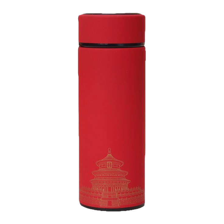 Red insulated cup, 304 stainless steel vacuum insulated portable water cup, 500ml Item Picture