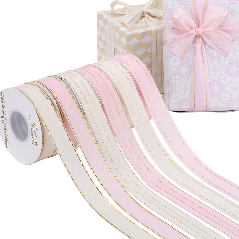 Handmade DIY gift bows with colorful wide ribbons for ribbon roll decoration Item Picture
