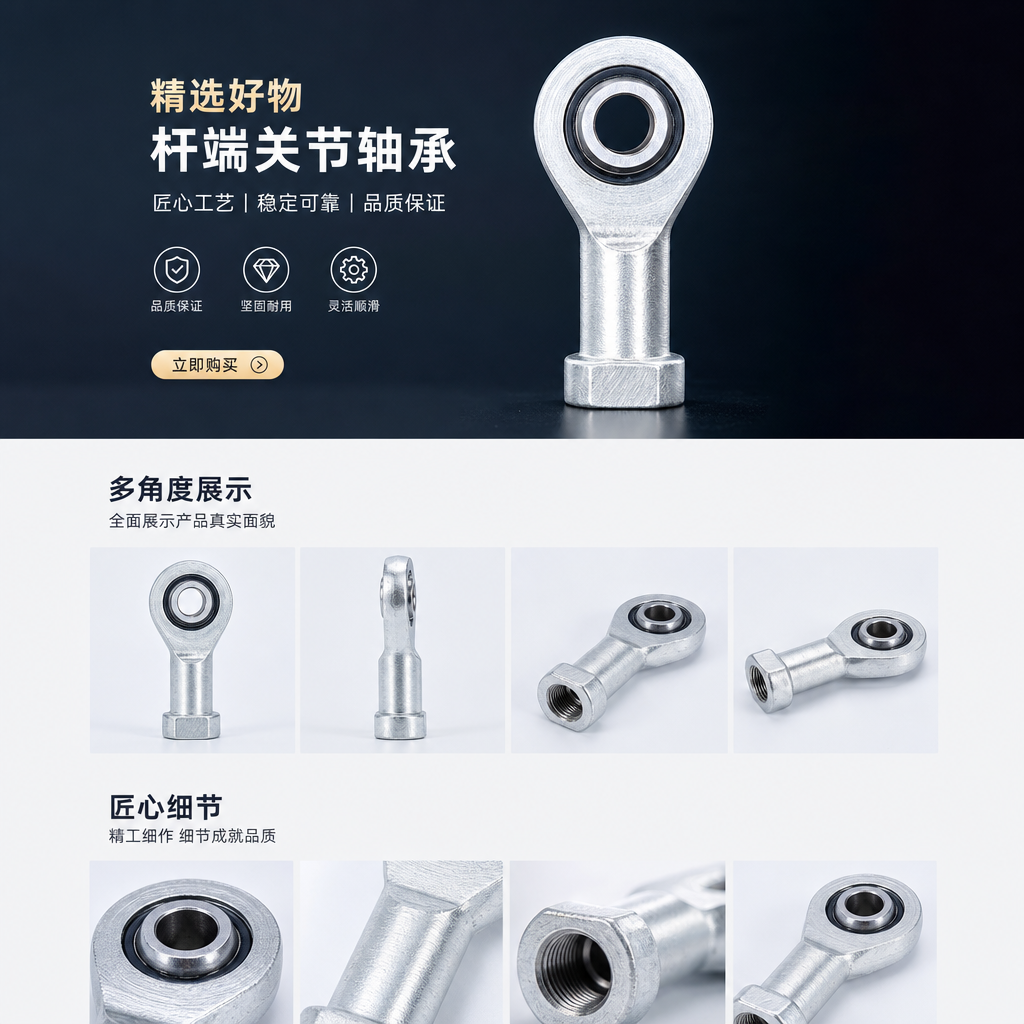 金属关节轴承零件 耐磨高精度工业用可定制规格详情1