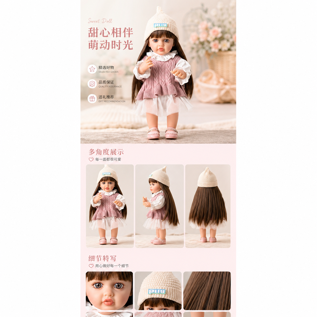 Cute fabric dolls, stuffed toys, indoor decorative items, and great gifts pic 1