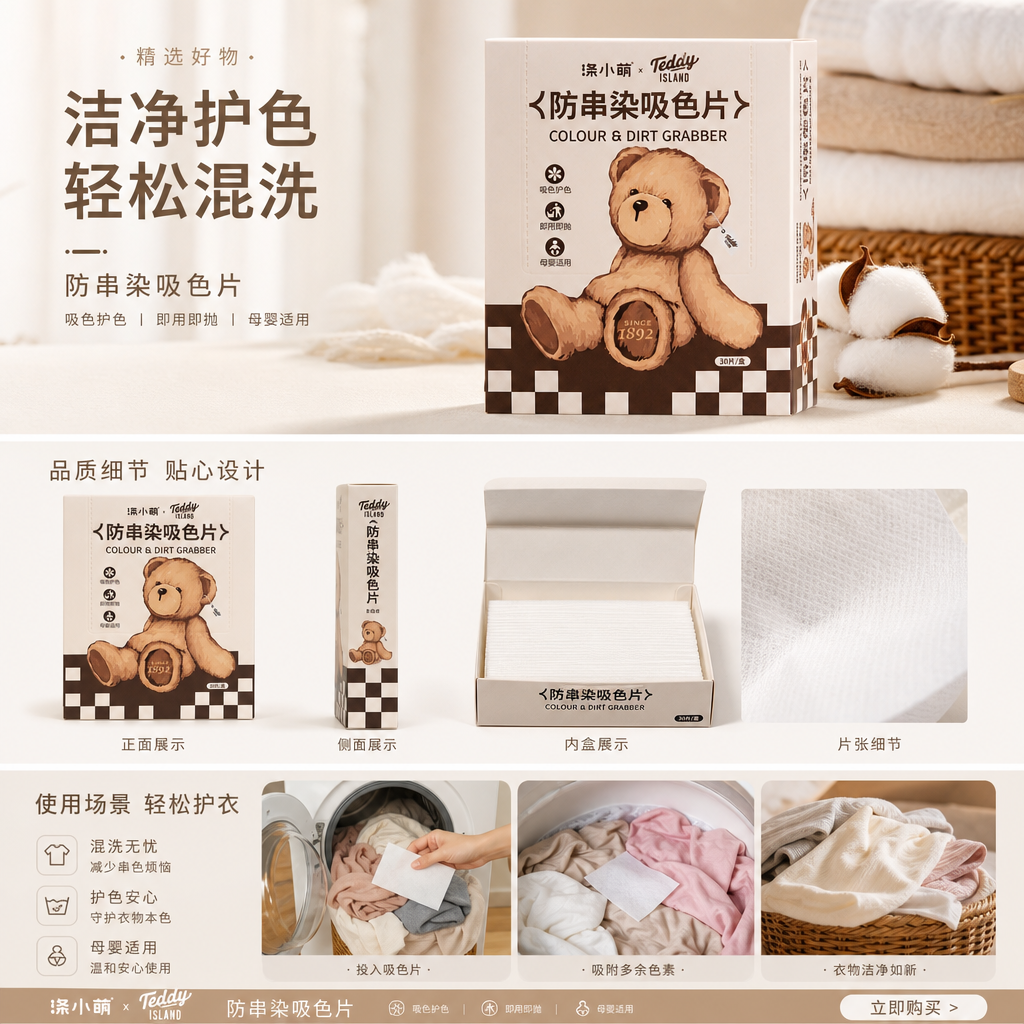 防串染吸色片专用商品包装盒 多层加厚防潮防漏密封详情1