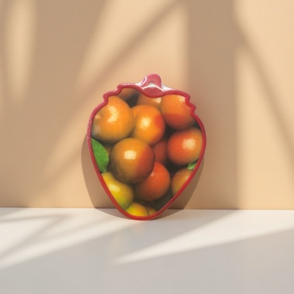 Fresa forma recipiente de almacenamiento de frutas lindo creativo cocina mesa organizador suministros details Picture