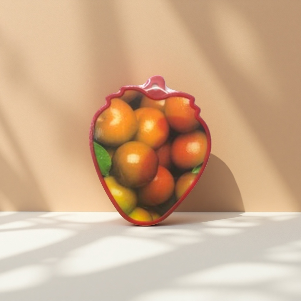 Fresa forma recipiente de almacenamiento de frutas lindo creativo cocina mesa organizador suministros