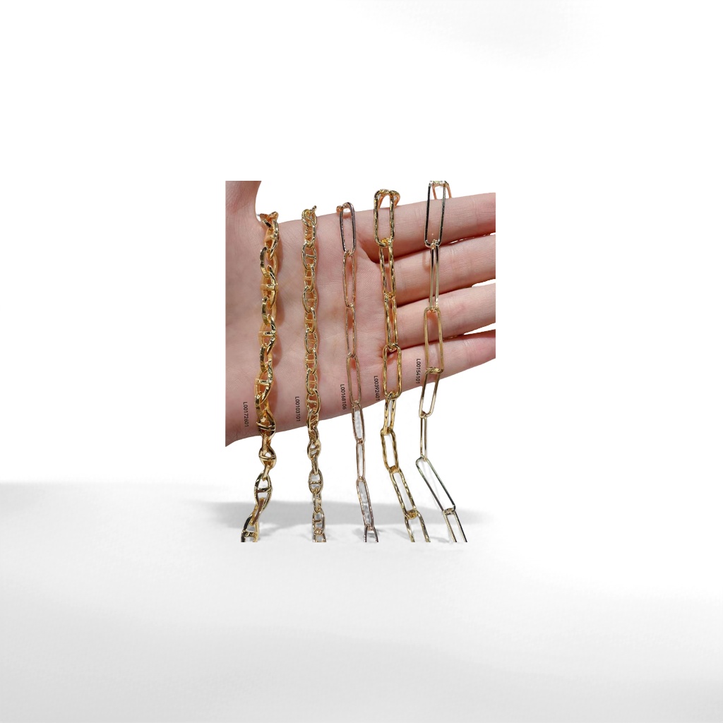 سوار السلسلة الذهبية بسيطة الموضة حرفة معصم السيدة Specification image