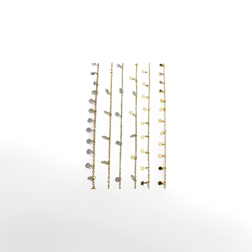الزينة في سلسلة الزينة، سلاسل معدنية رفيعة، Specification image