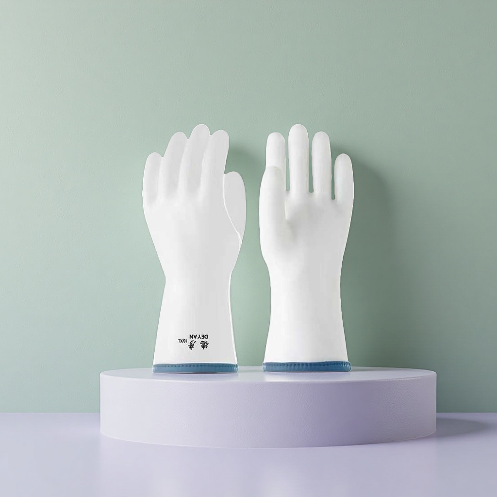 Guantes blancos guantes de algodón engrosados universales antideslizantes calentadores de manos Application Scenario