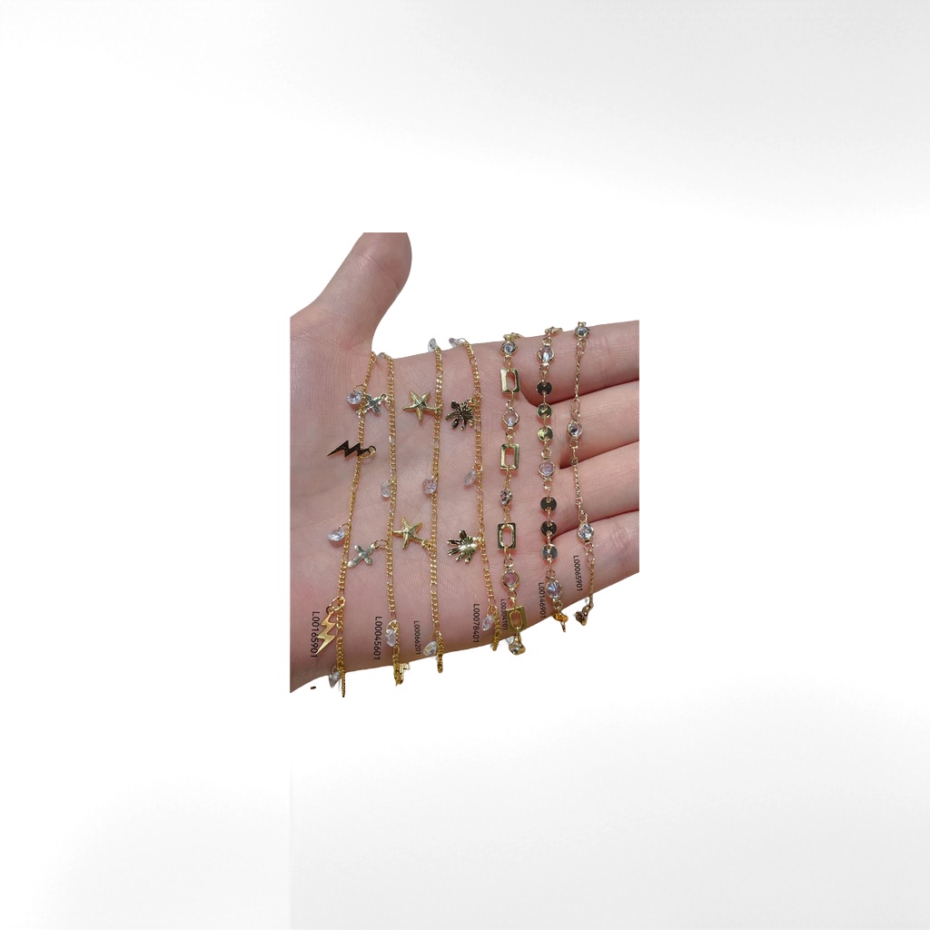 Collar de oro muestra de mano moda ligera extravagancia cadena de clavícula versátil