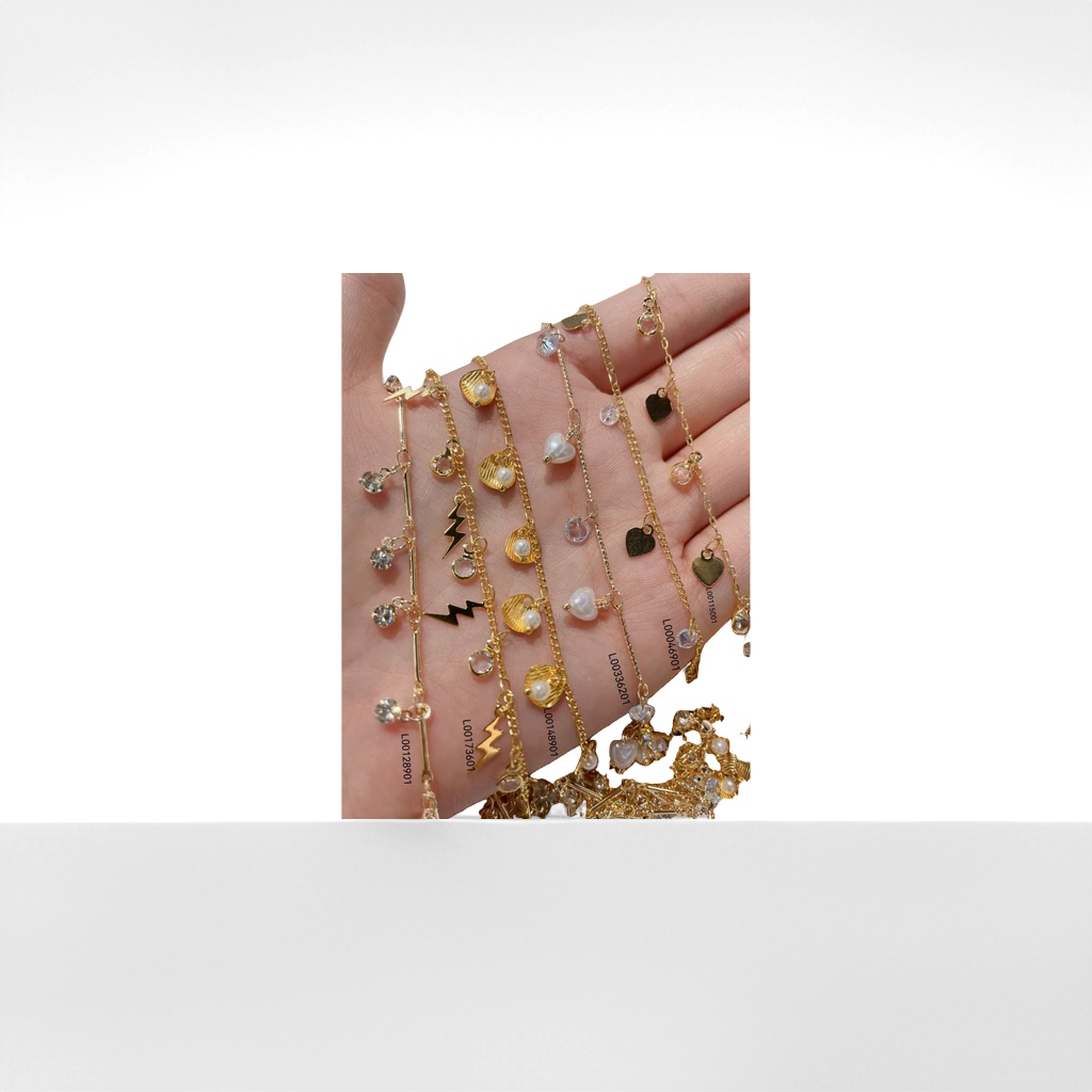 Brazalete cadena de oro 925 plata chapada en oro ligero accesorios de muñeca de lujo