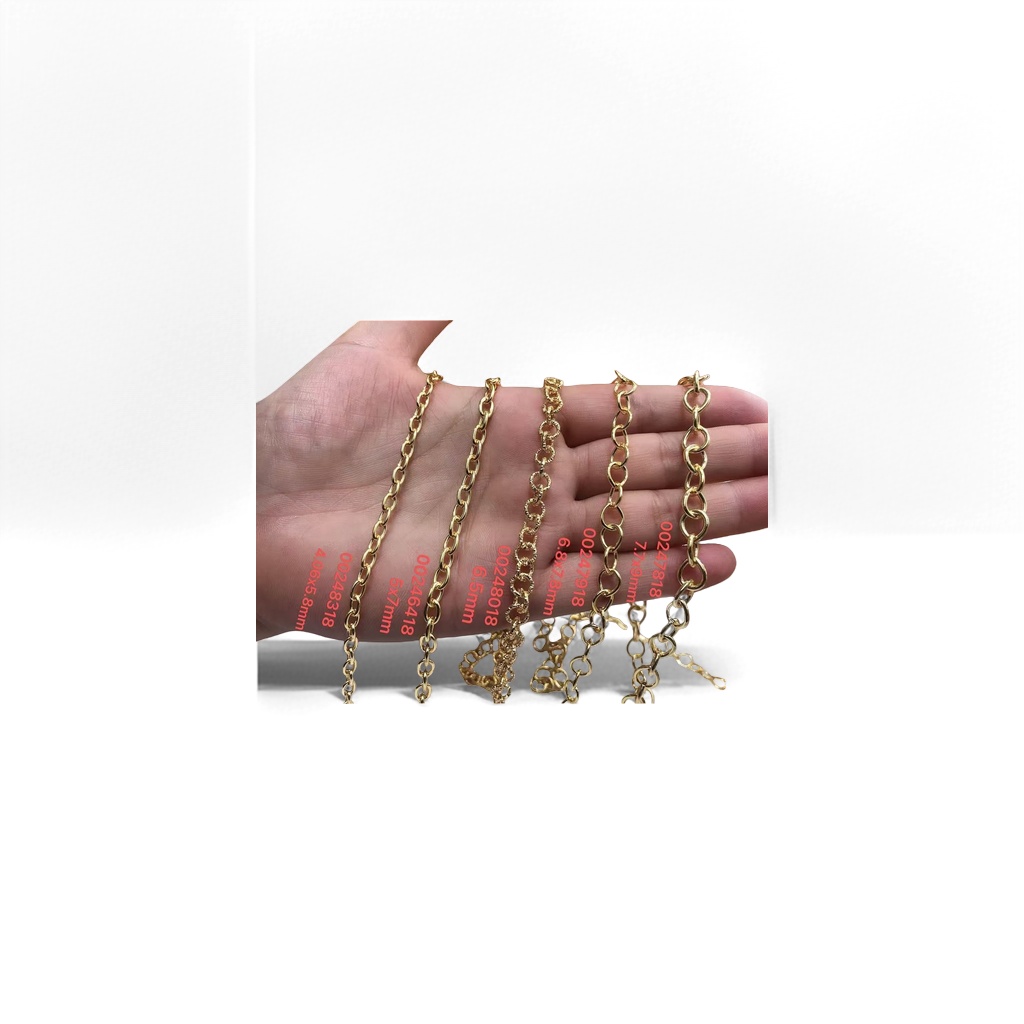 Pulsera de cadena de oro para mujeres simple moda ligera extravagancia multimoda accesorios Specification image