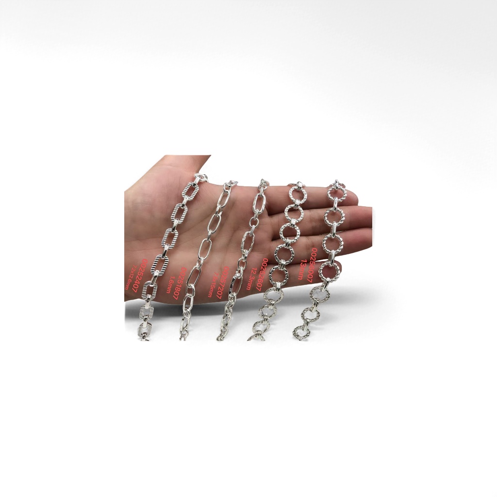 فسوارات السلسلة المعدنية، مثل فلافات الأزياء Specification image