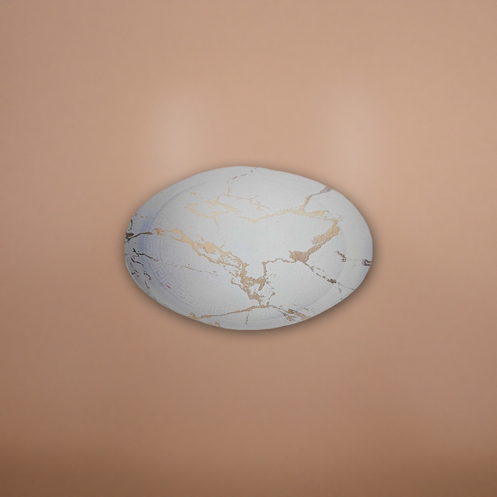 Marble-patterned bone China plate table setting, home light luxury tableware, 20cm Application Scenario