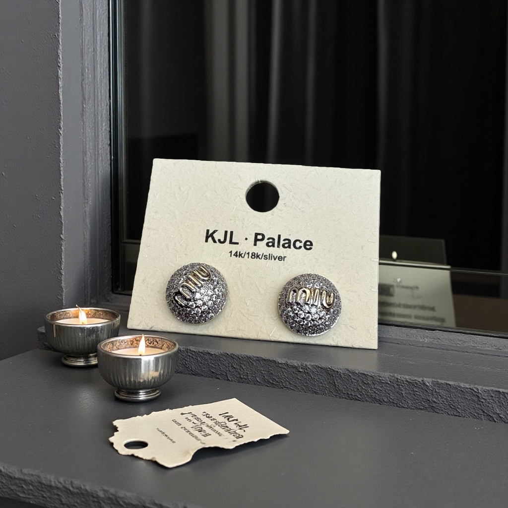 KJL Palace 轻奢几何耳钉 时尚百搭耳饰