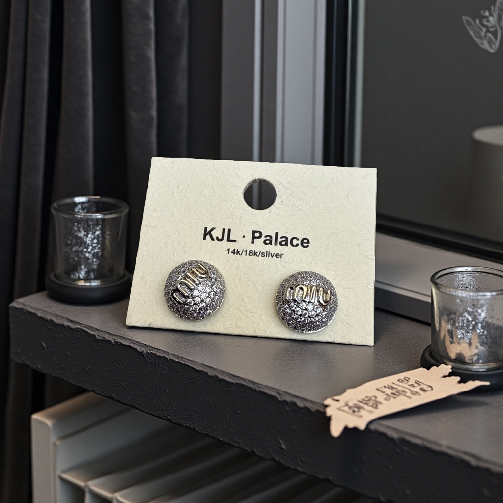 KJL Palace 轻奢几何耳钉 时尚百搭耳饰产品图