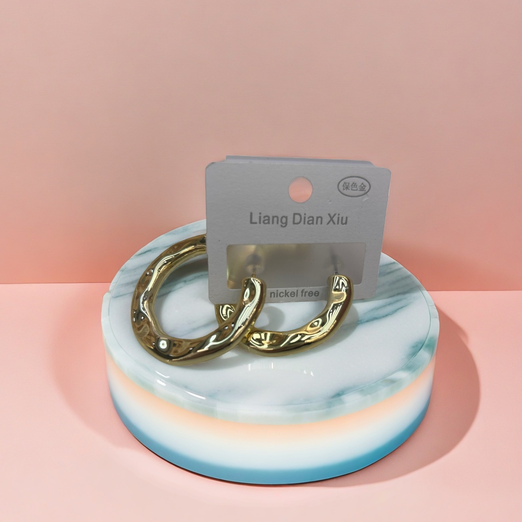金色耳环+耳环产品图