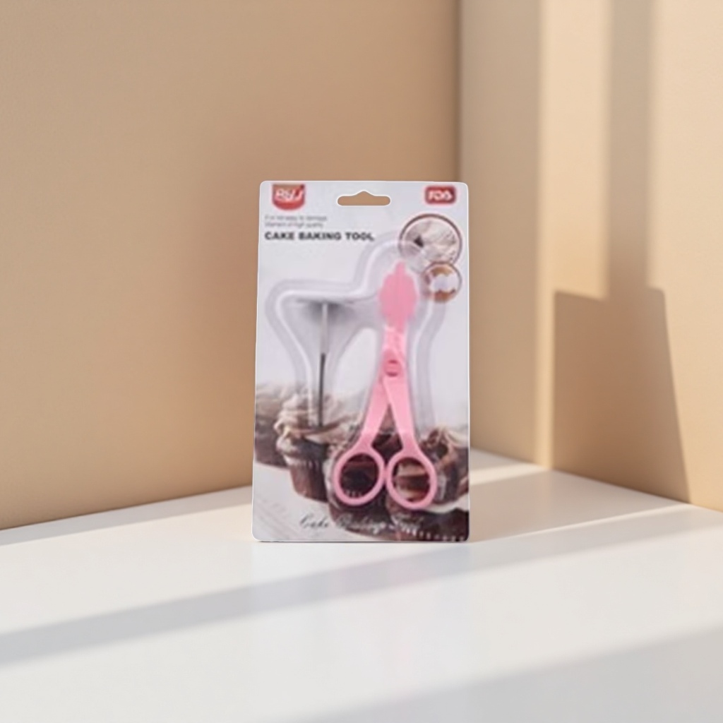 Pink cake baking scissors, chocolate piping and cutting tools, stainless steel kitchen baking supplies Application Scenario