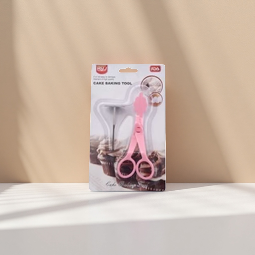 Pink cake baking scissors, chocolate piping and cutting tools, stainless steel kitchen baking supplies Specification image