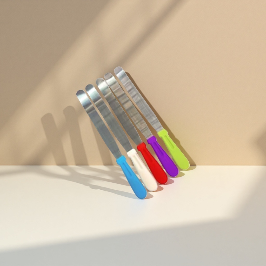 Colorful handle knife set, multi-functional kitchen knife, stainless steel, sharp and durable details Picture