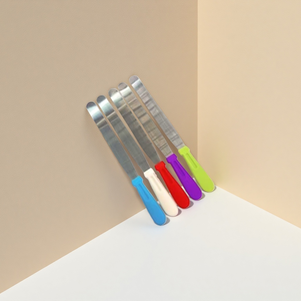 Colorful handle knife set, multi-functional kitchen knife, stainless steel, sharp and durable Specification image