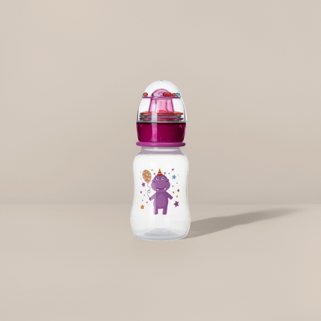 زجاجة حليب للأطفال ذات العيار العريض للرضع عيار 240ml مقاوم للانتفاخ PPSU Specification image