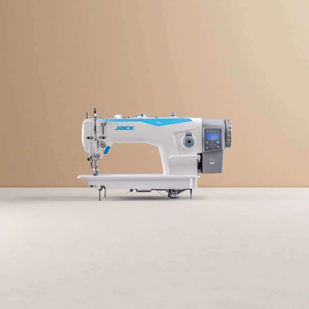 Industrial sewing machine with cast iron body and large rotary shuttle at 3000 revolutions per minute, specially designed for factory workshops details Picture