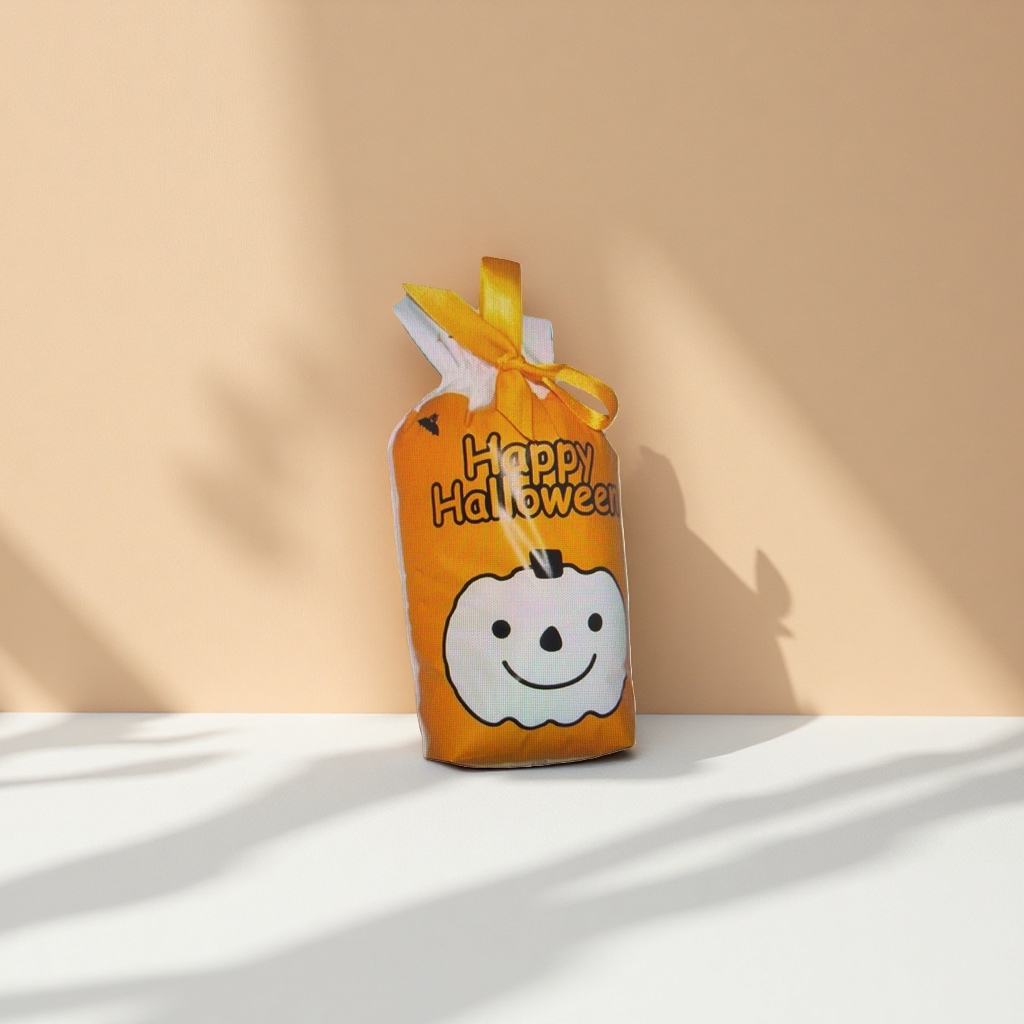 Festival-themed pumpkin-shaped candy bags, autumn party Halloween atmosphere decoration items