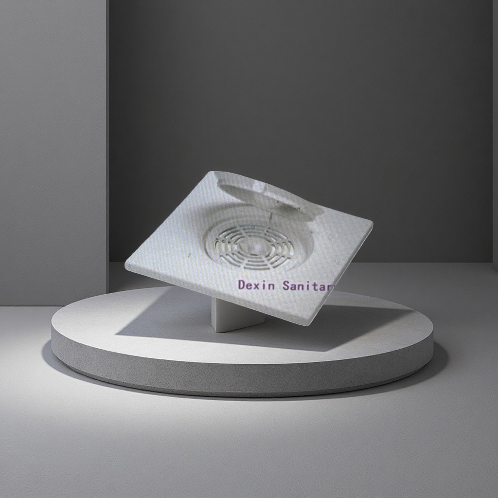 The white square plastic floor drain is odor-proof, insect-proof and water-proof, suitable for bathrooms and kitchens