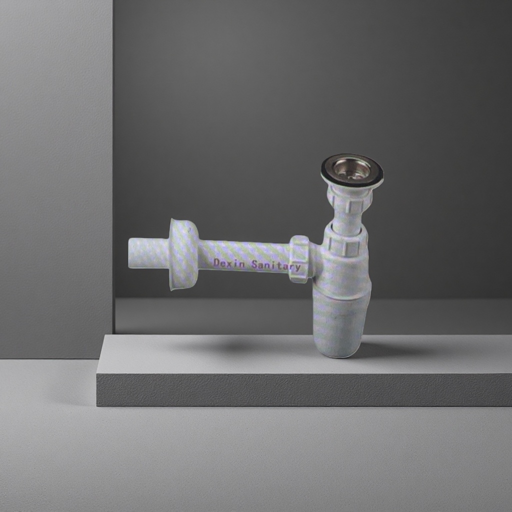 Plastic washbasin special drain, anti-clogging and anti-odor adjustable sealed drain