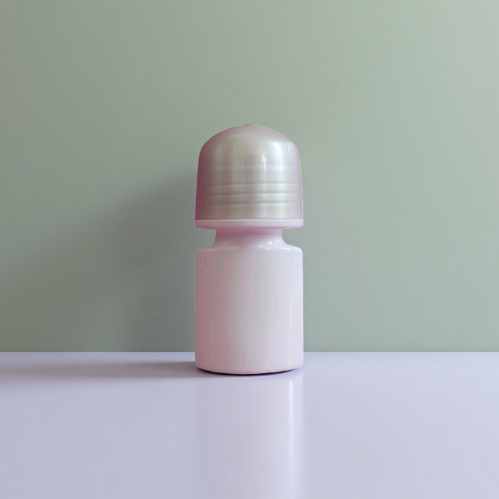 50ML 椭肩型膏体走珠瓶白色