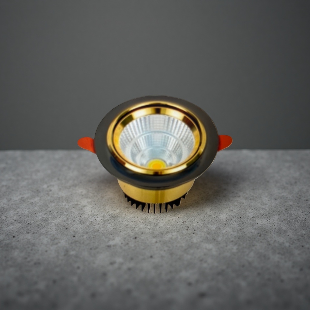 嵌入式筒灯 铝合金散热 7W 3000K暖光 卧室书房吊顶照明 details Picture
