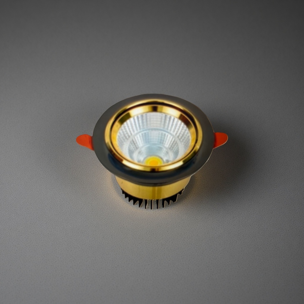 嵌入式筒灯 铝合金散热 7W 3000K暖光 卧室书房吊顶照明 Specification image