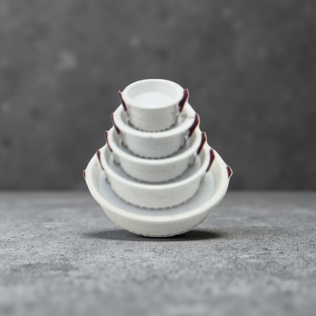 White circular embedded lamp cup LED downlight accessory, 8cm hole diameter ceiling-mounted installation