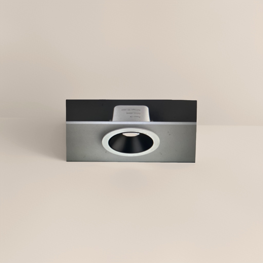 360-degree rotating and focusing LED spotlights for home and commercial lighting, 12W warm white light details Picture
