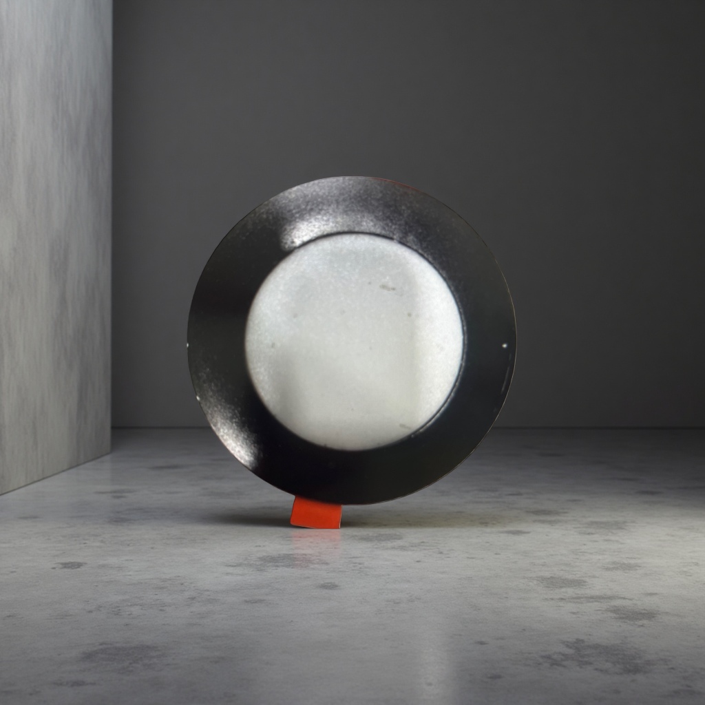 The circular black-framed ceiling lamp is a simple and modern decorative lamp for the living room and bedroom details Picture