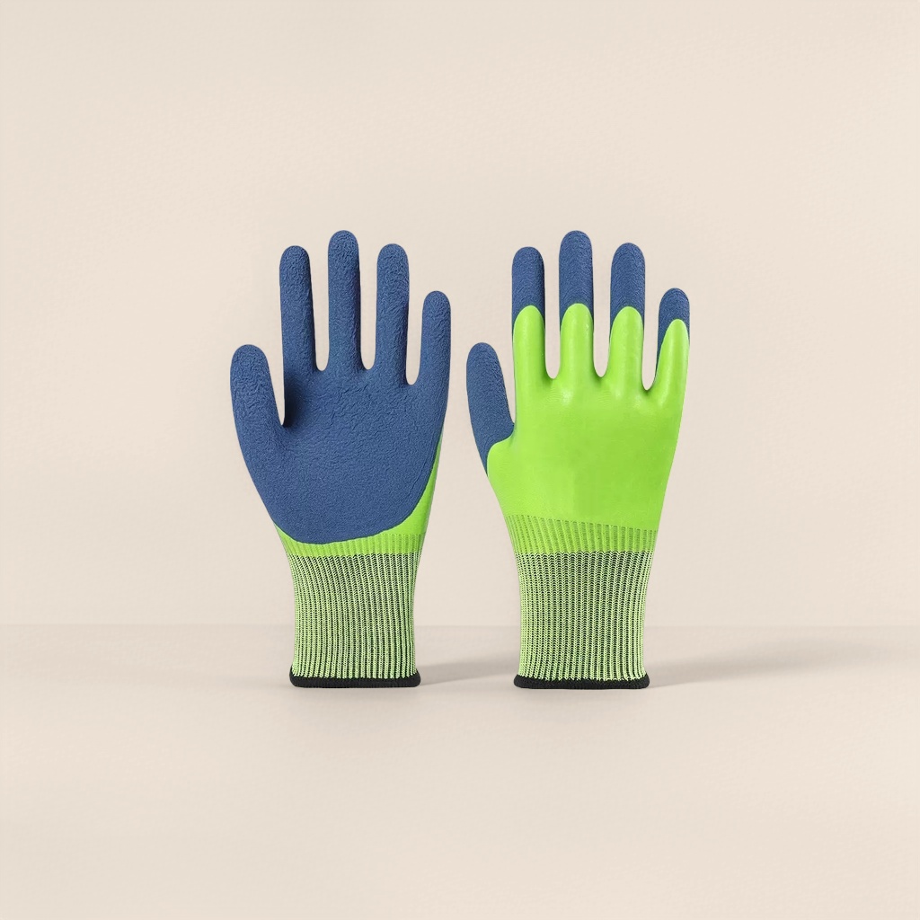 Thickened anti-slip and wear-resistant protective gloves for labor protection