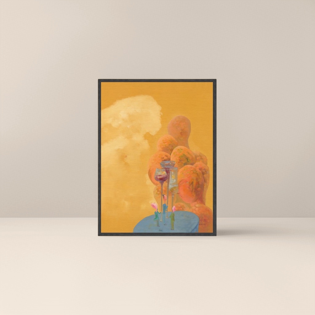 抽象艺术画作产品图