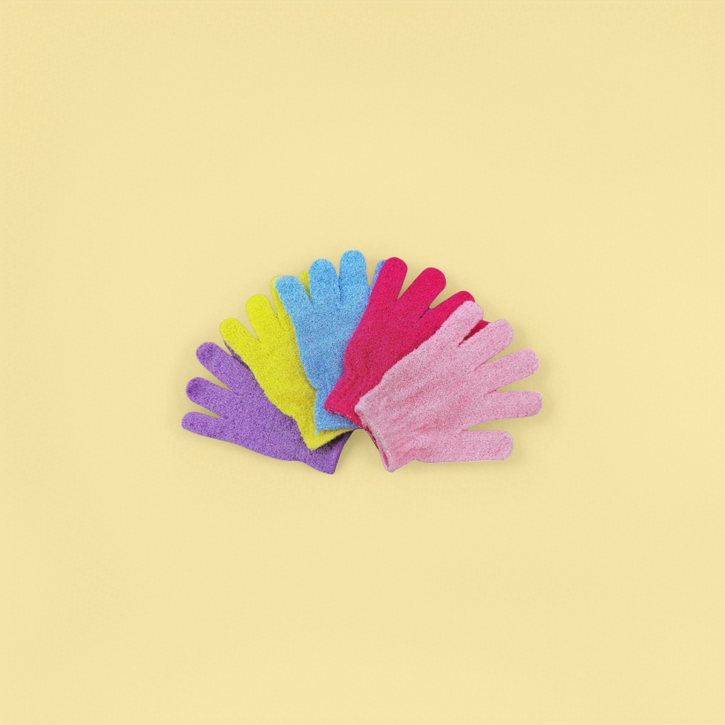 Pure cotton scrub gloves, unisex exfoliating bath cleaning products