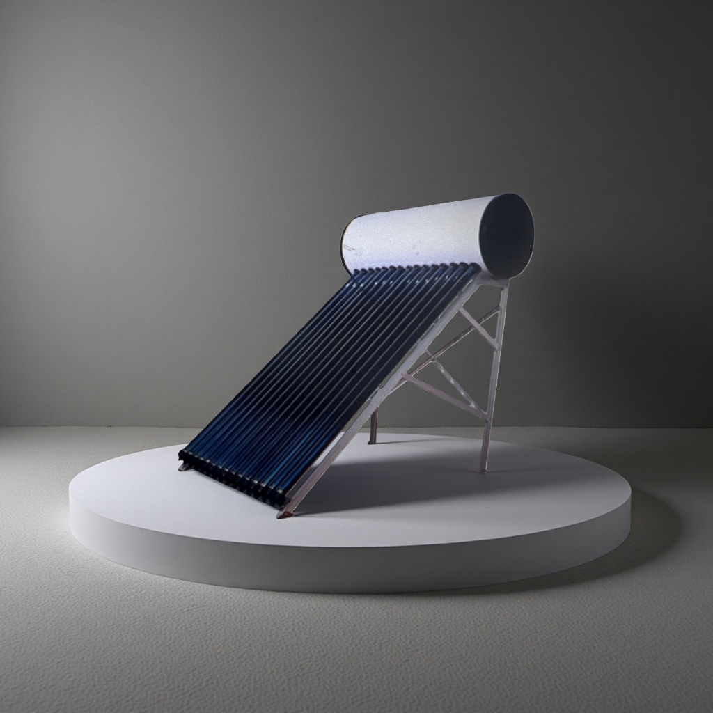 Household vacuum tube pressurized solar water heater system details Picture