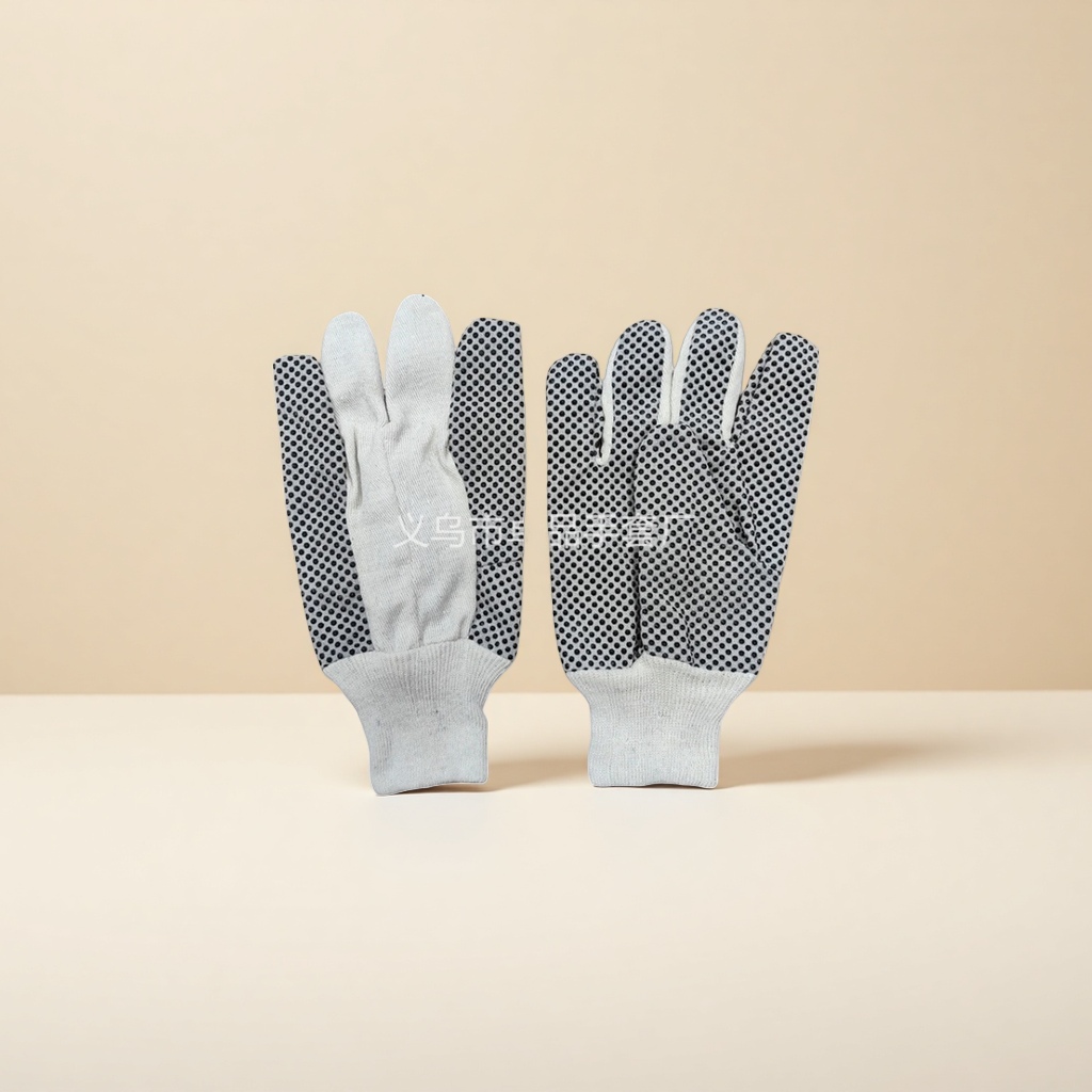 Canvas dispensing gloves, thickened anti-slip and wear-resistant labor protection work gloves details Picture
