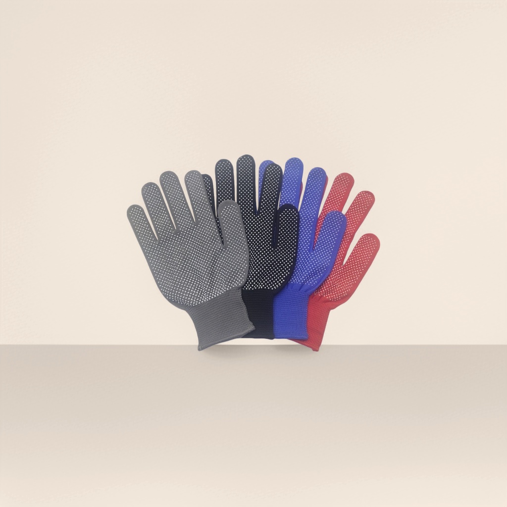 13-needle nylon dispensing anti-slip and wear-resistant gloves for work and labor protection, thickened and breathable, suitable for all seasons