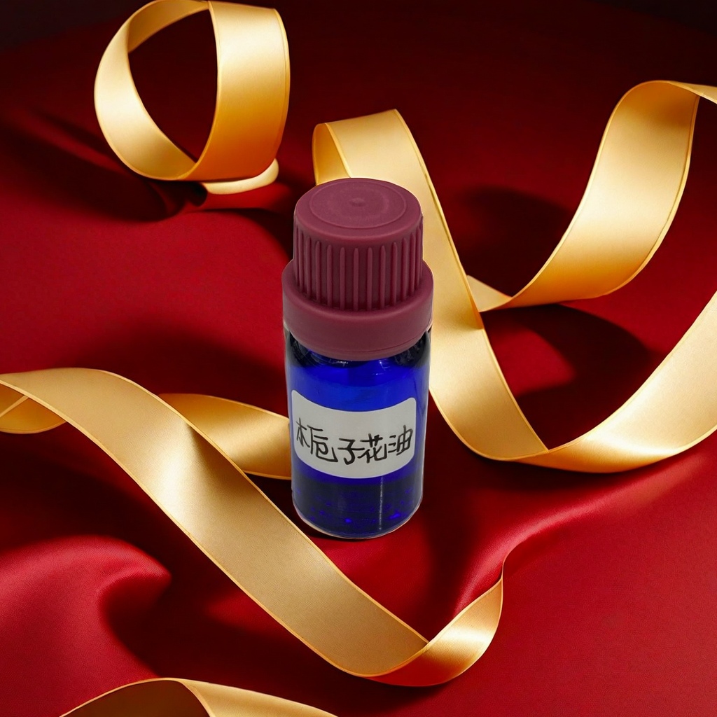 木栀子花油蓝色瓶子 精油按摩护肤香薰舒缓放松