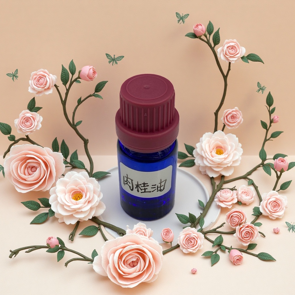 蓝色瓶子肉桂精油 10ml 天然植物提取 芳香舒缓家居香薰